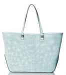 Hot selling lady PU tote bag with laser cutting